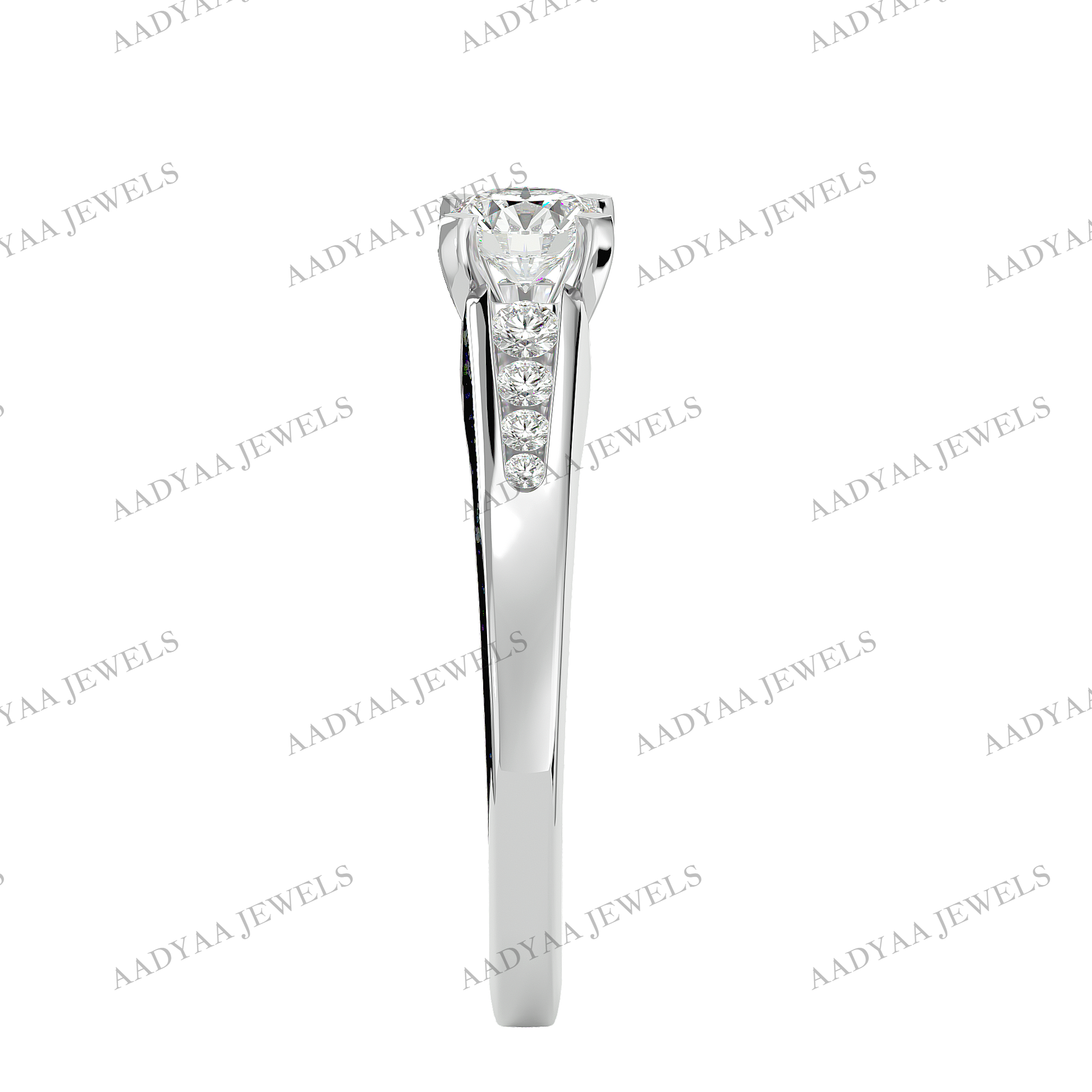 Emmaline Diamond Ladies Ring | Aadyaajewels