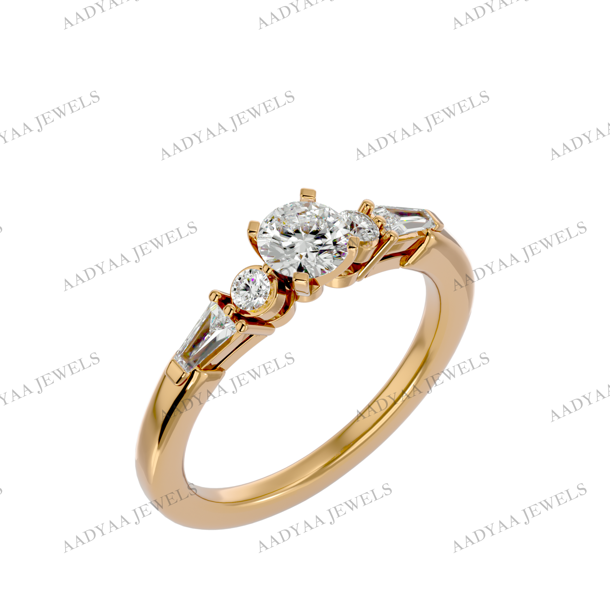 Guadalupe Diamond Ladies Ring | Aadyaajewels