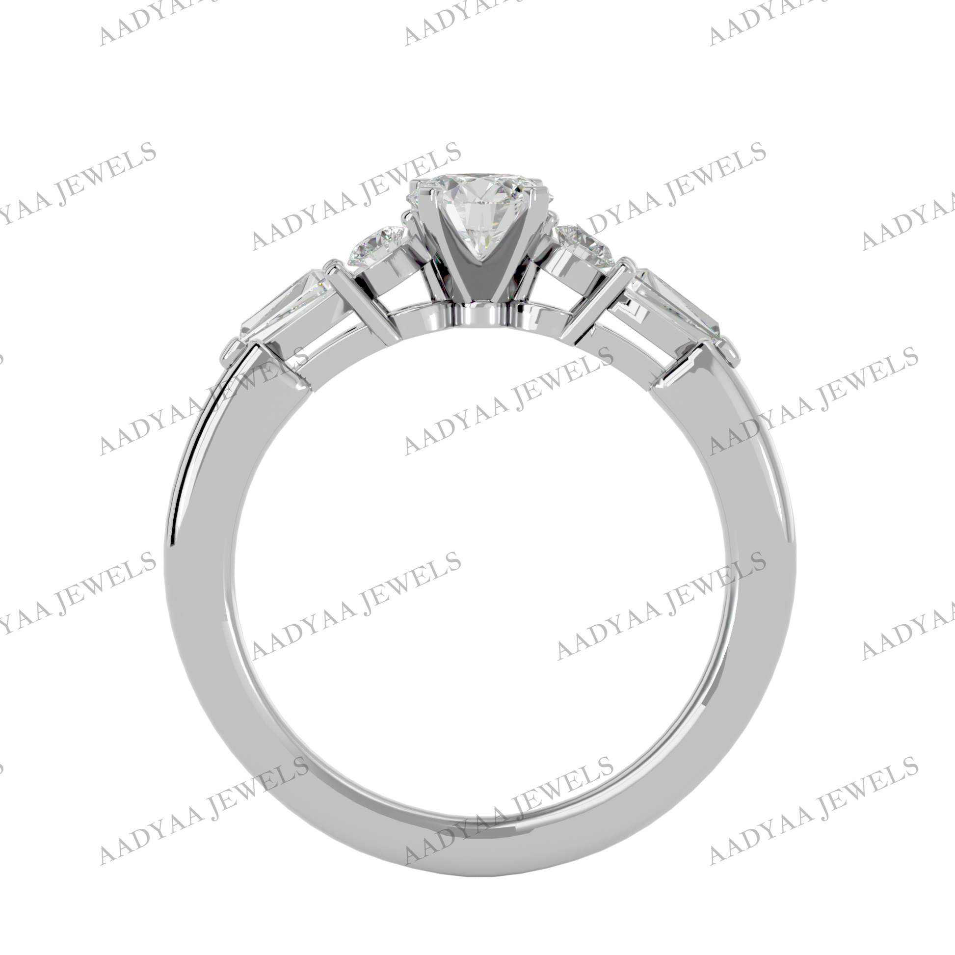 Guadalupe Diamond Ladies Ring | Aadyaajewels