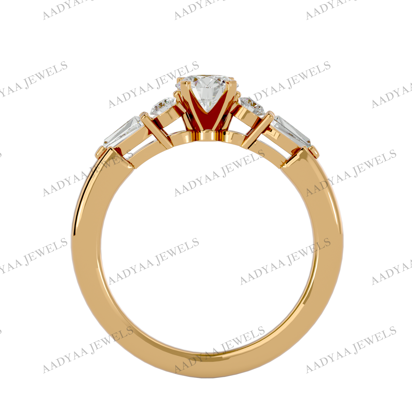 Guadalupe Diamond Ladies Ring