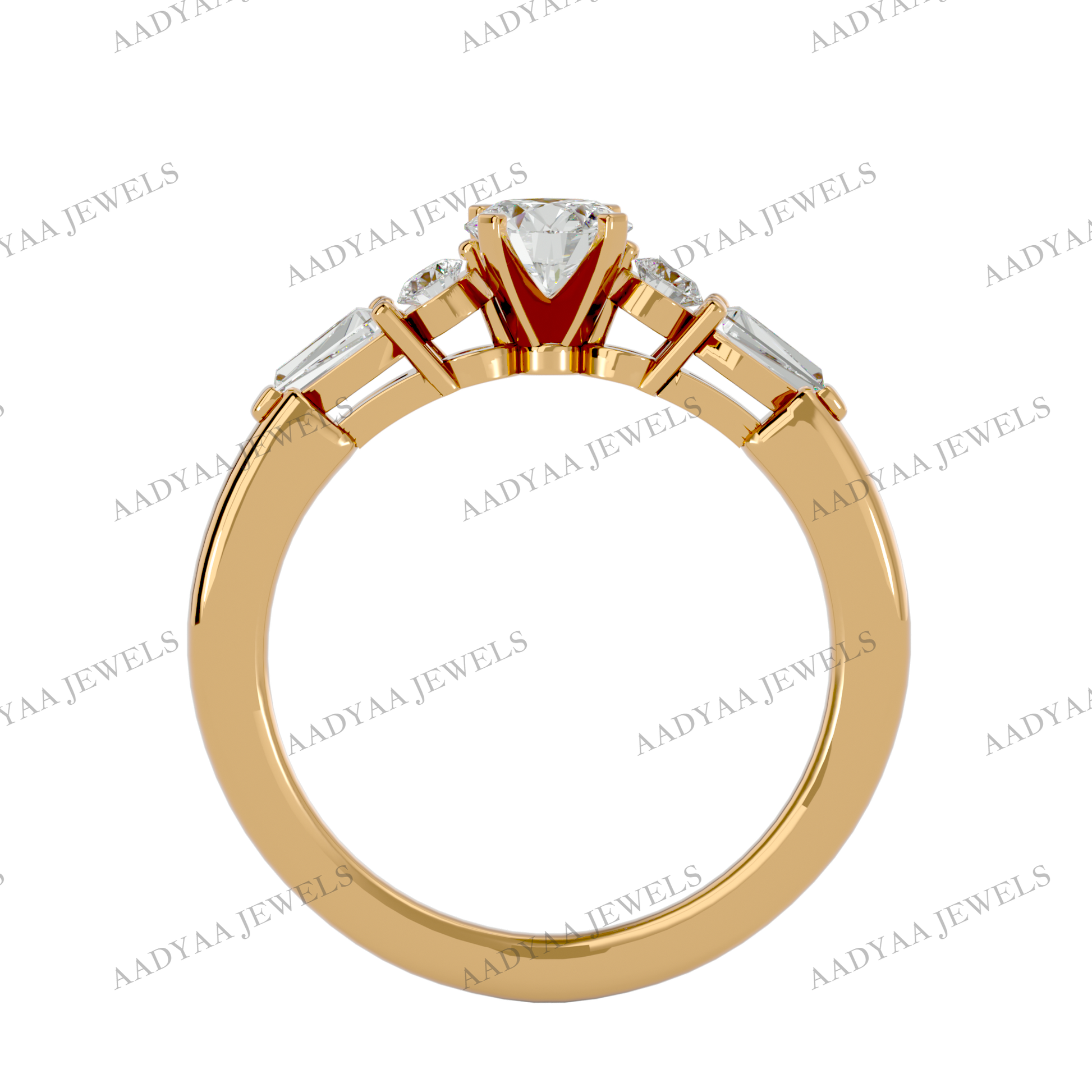 Guadalupe Diamond Ladies Ring | Aadyaajewels