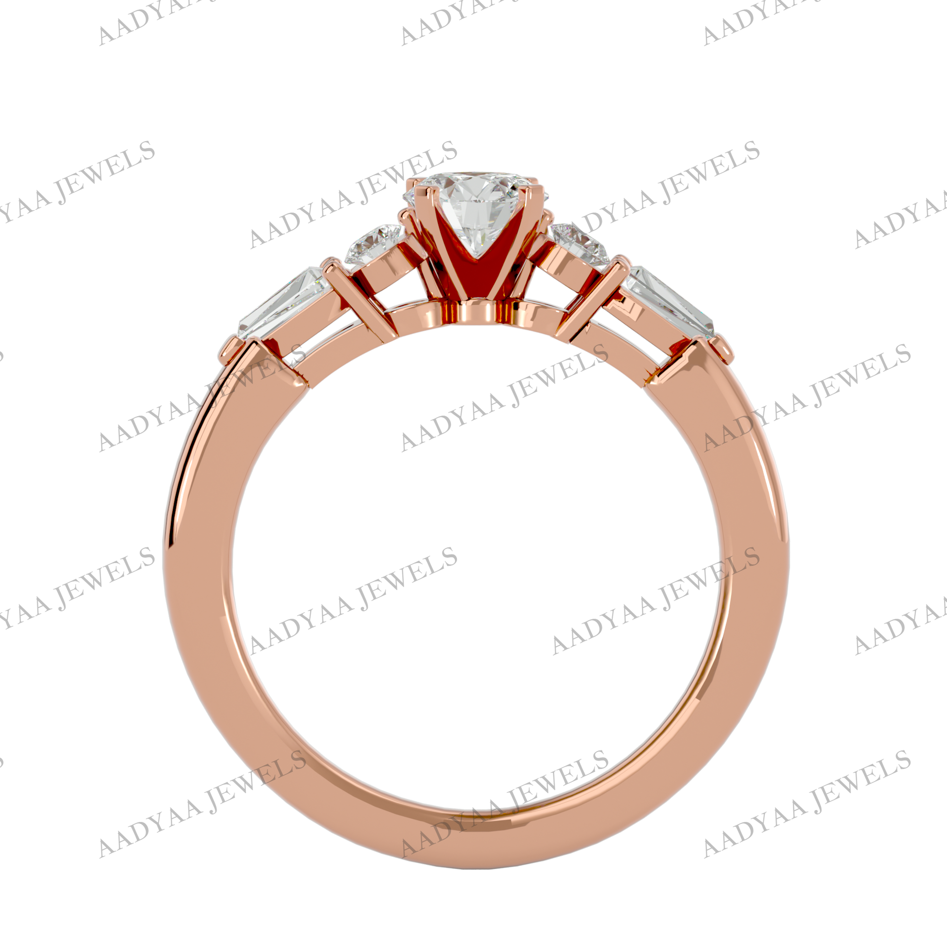 Guadalupe Diamond Ladies Ring | Aadyaajewels