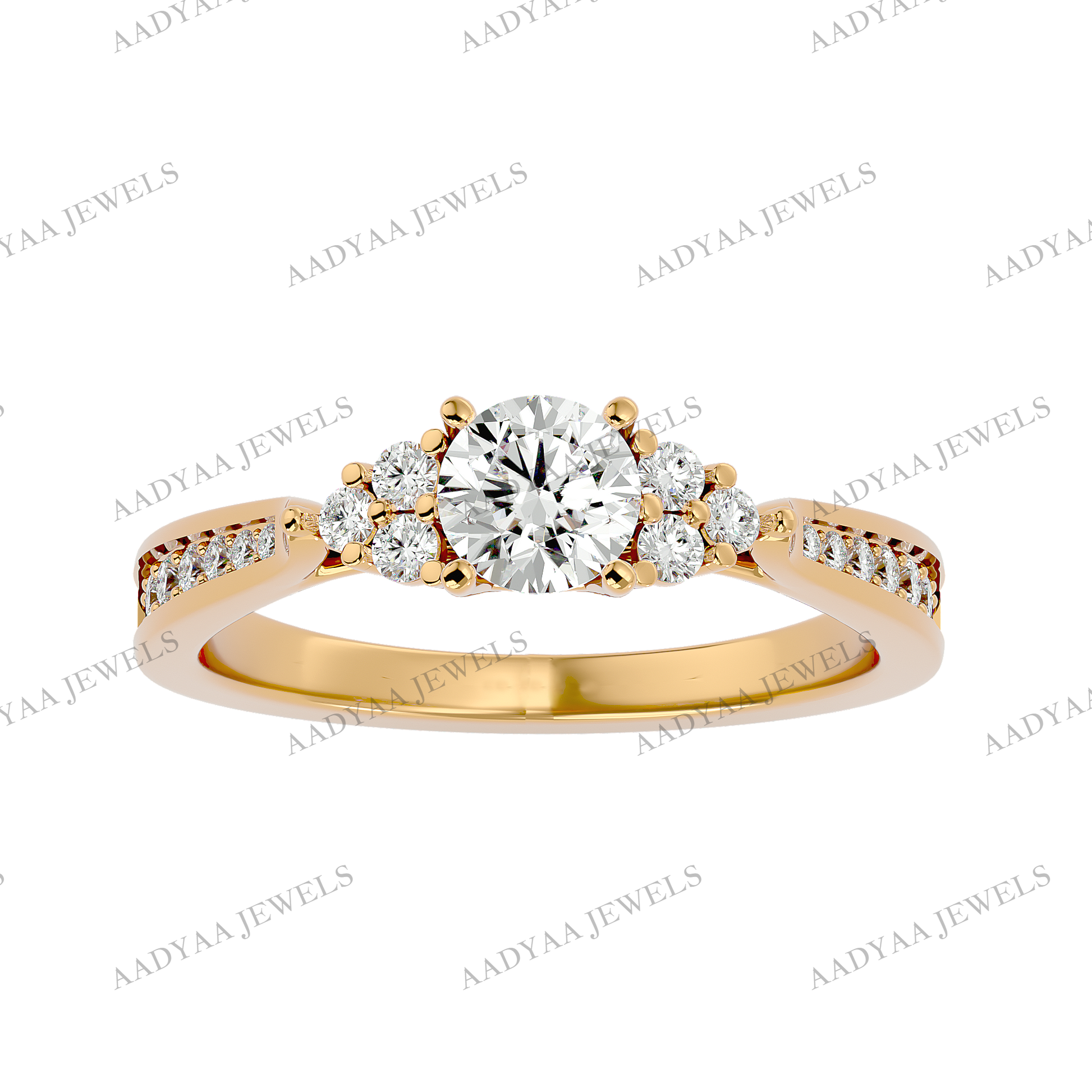 Endy Diamond Ladies Ring | Aadyaajewels
