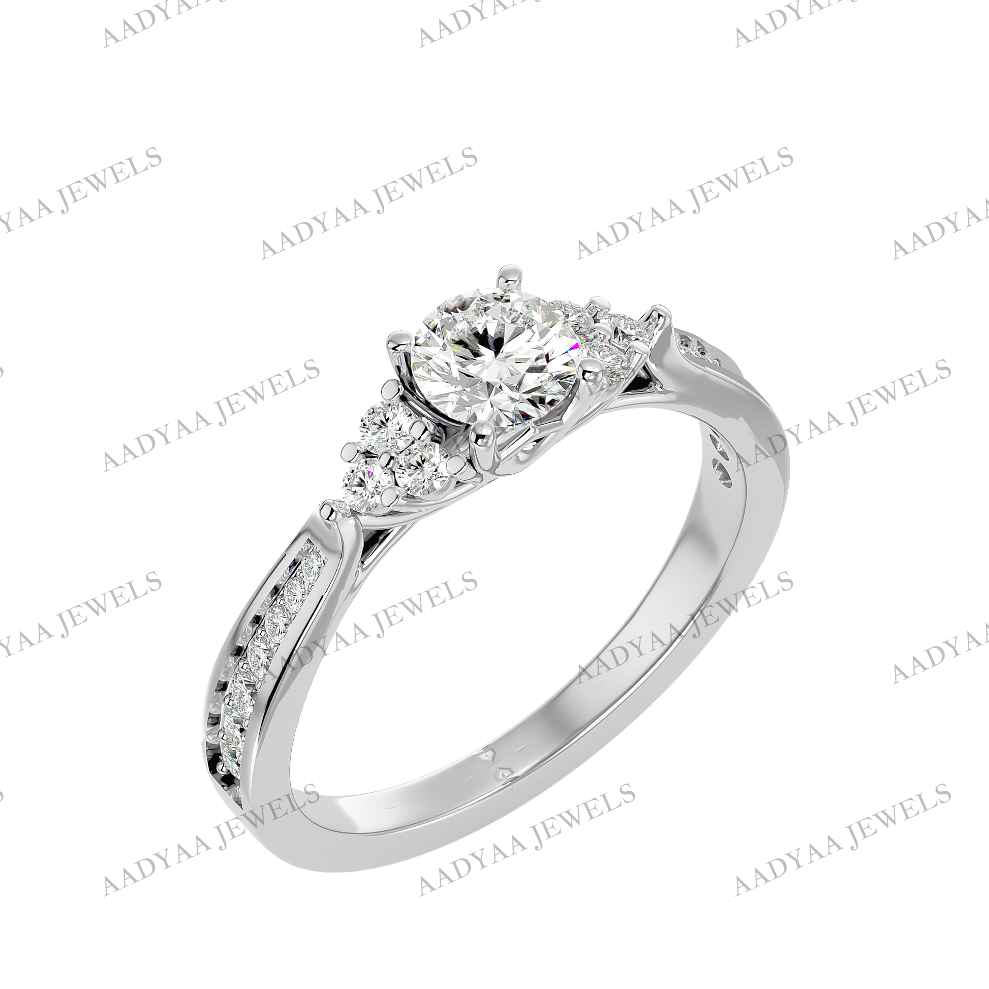Endy Diamond Ladies Ring | Aadyaajewels