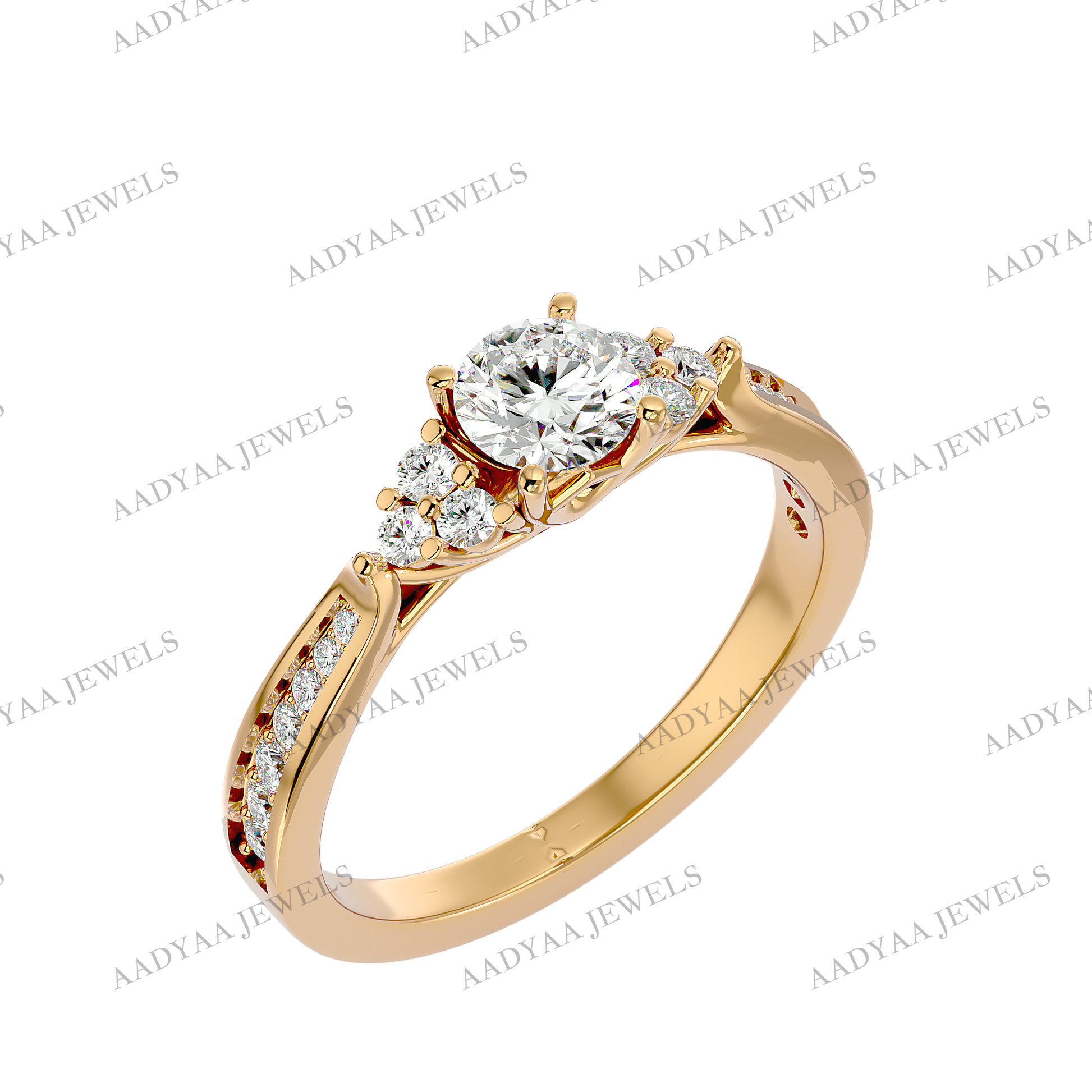 Endy Diamond Ladies Ring | Aadyaajewels