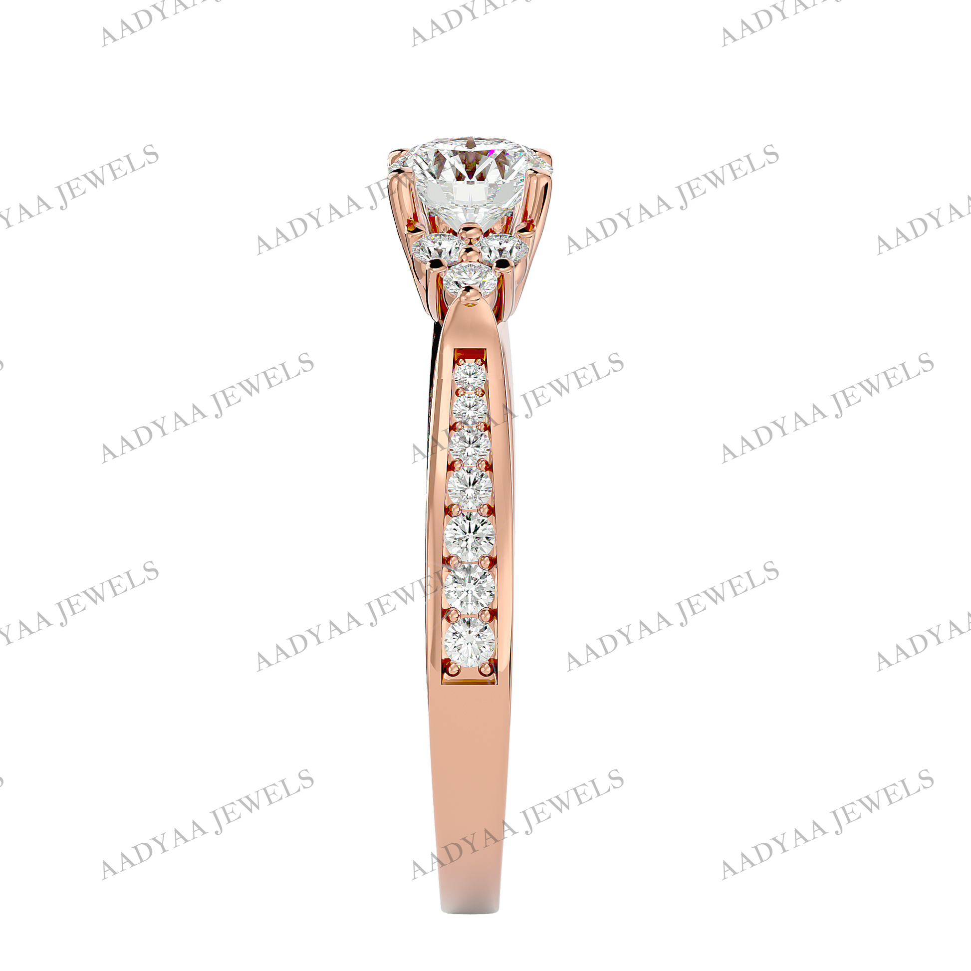 Endy Diamond Ladies Ring | Aadyaajewels