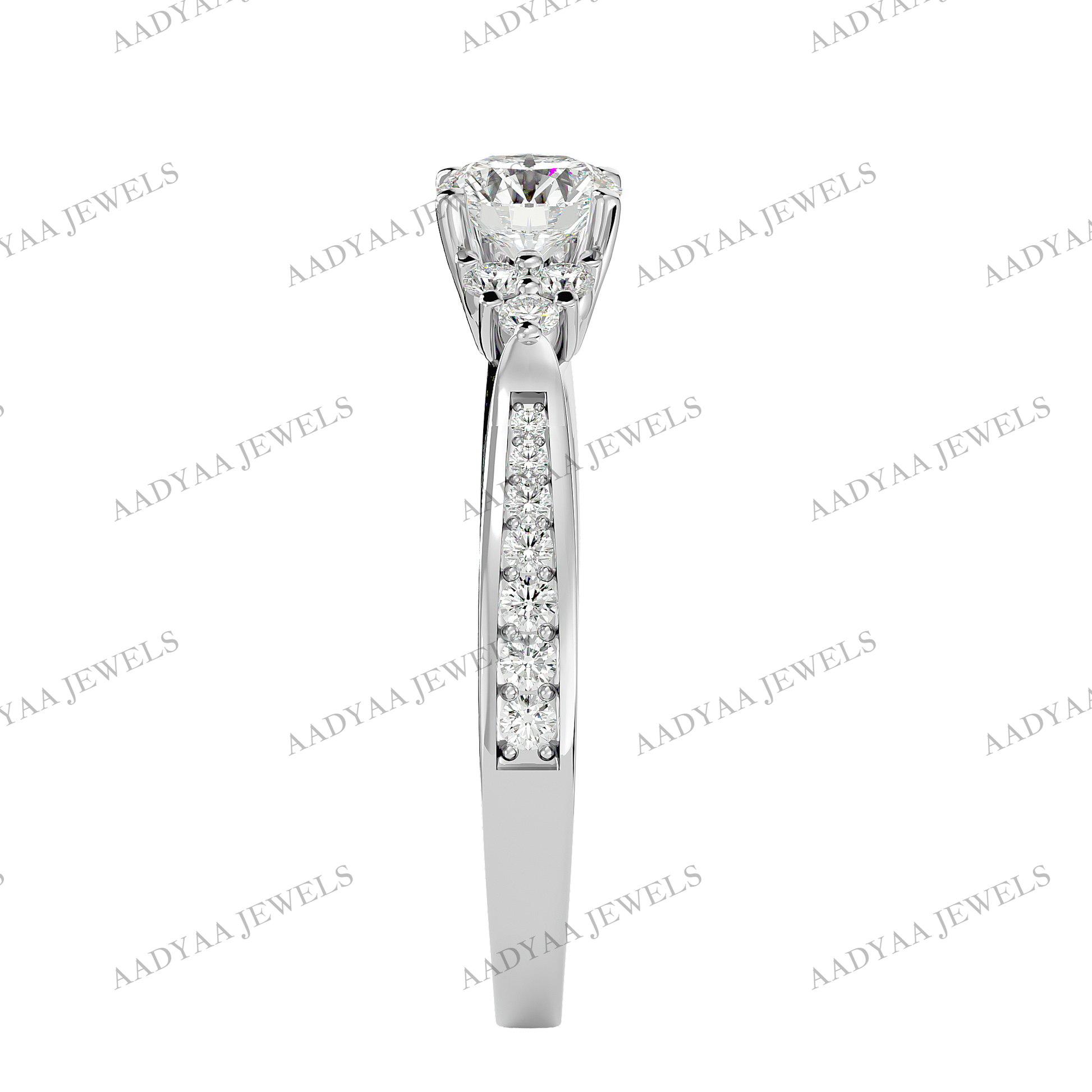 Endy Diamond Ladies Ring | Aadyaajewels
