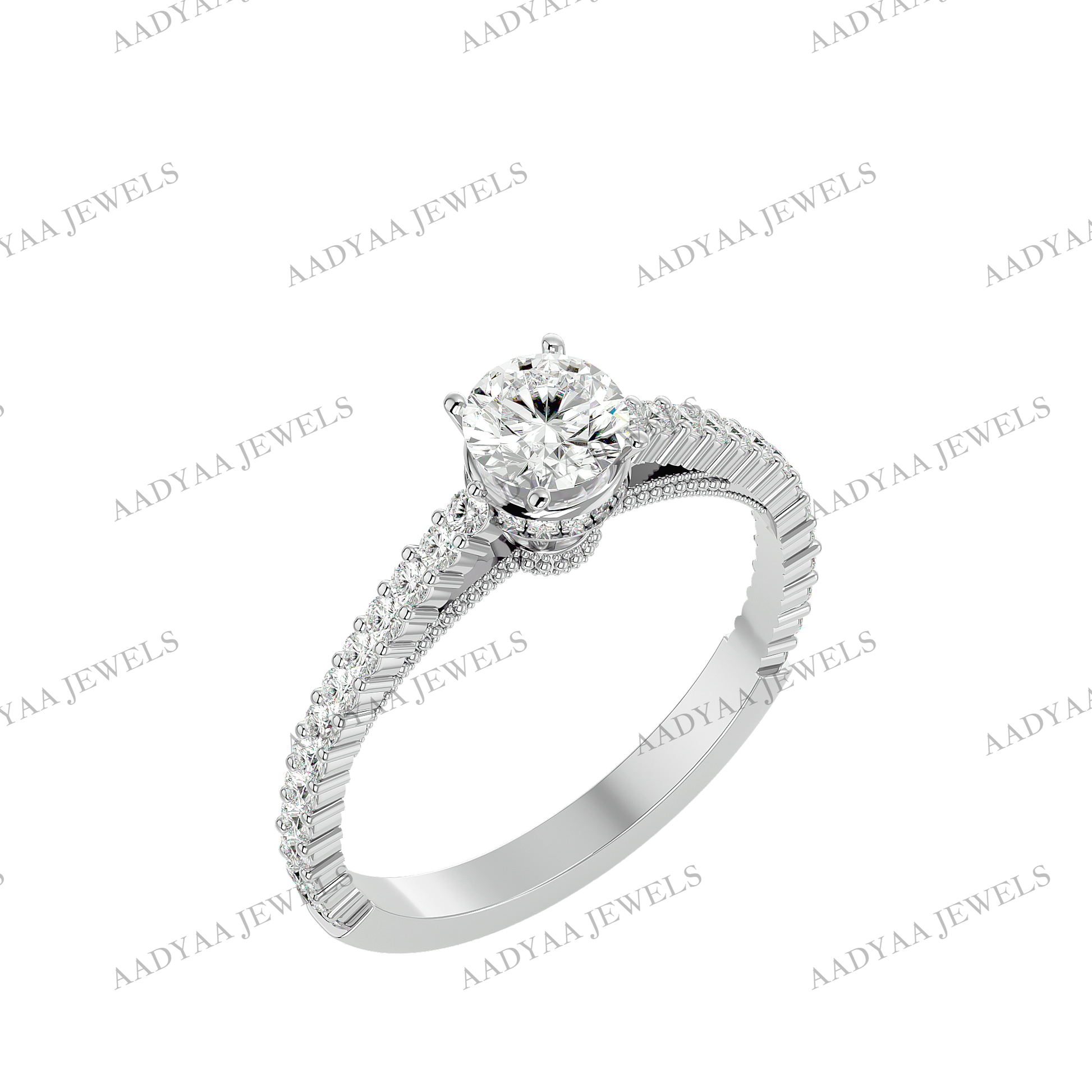 Madalynn Diamond Ladies Ring | Aadyaajewels