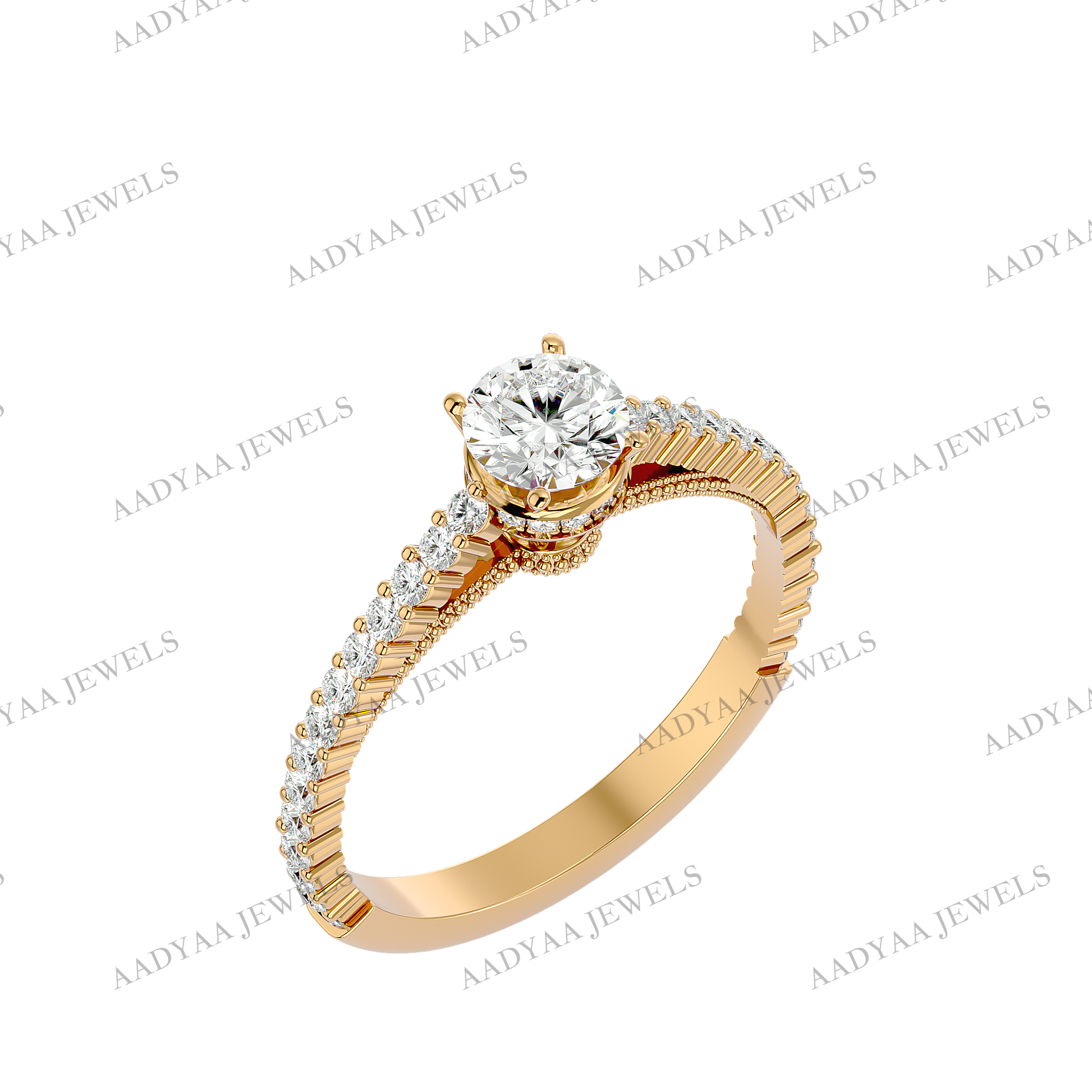 Madalynn Diamond Ladies Ring | Aadyaajewels