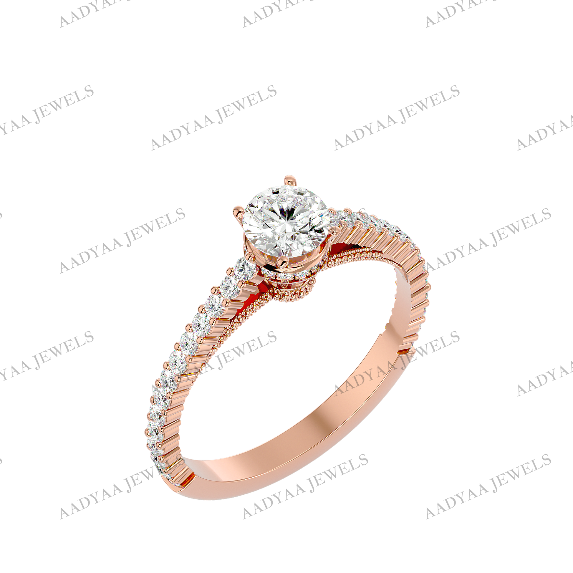 Madalynn Diamond Ladies Ring | Aadyaajewels