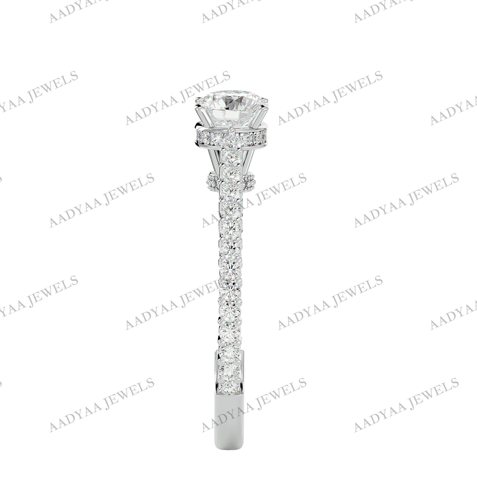 Madalynn Diamond Ladies Ring | Aadyaajewels