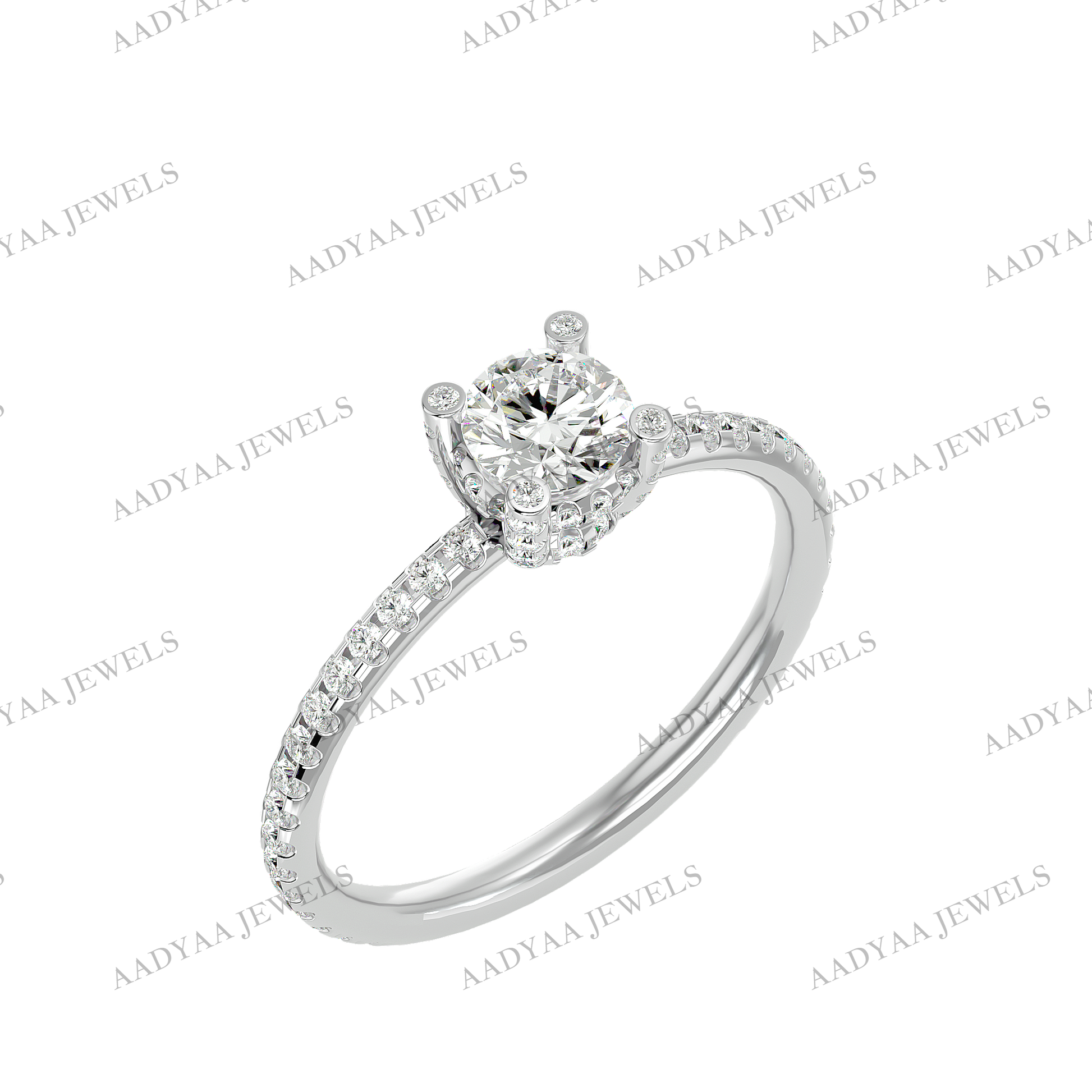 Paloma Diamond Ladies Ring | Aadyaajewels
