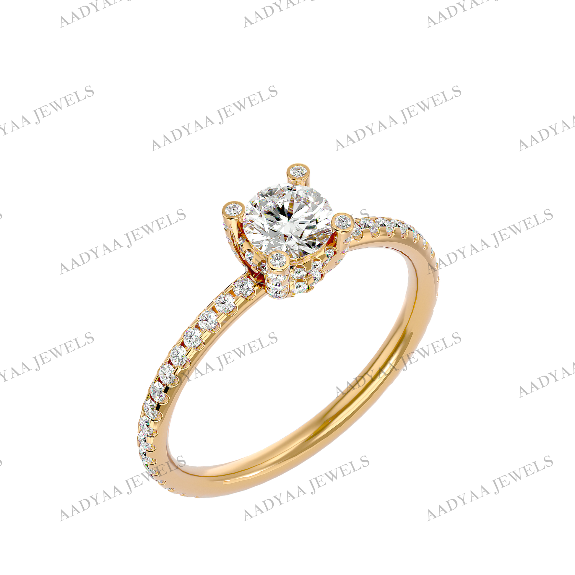 Paloma Diamond Ladies Ring | Aadyaajewels