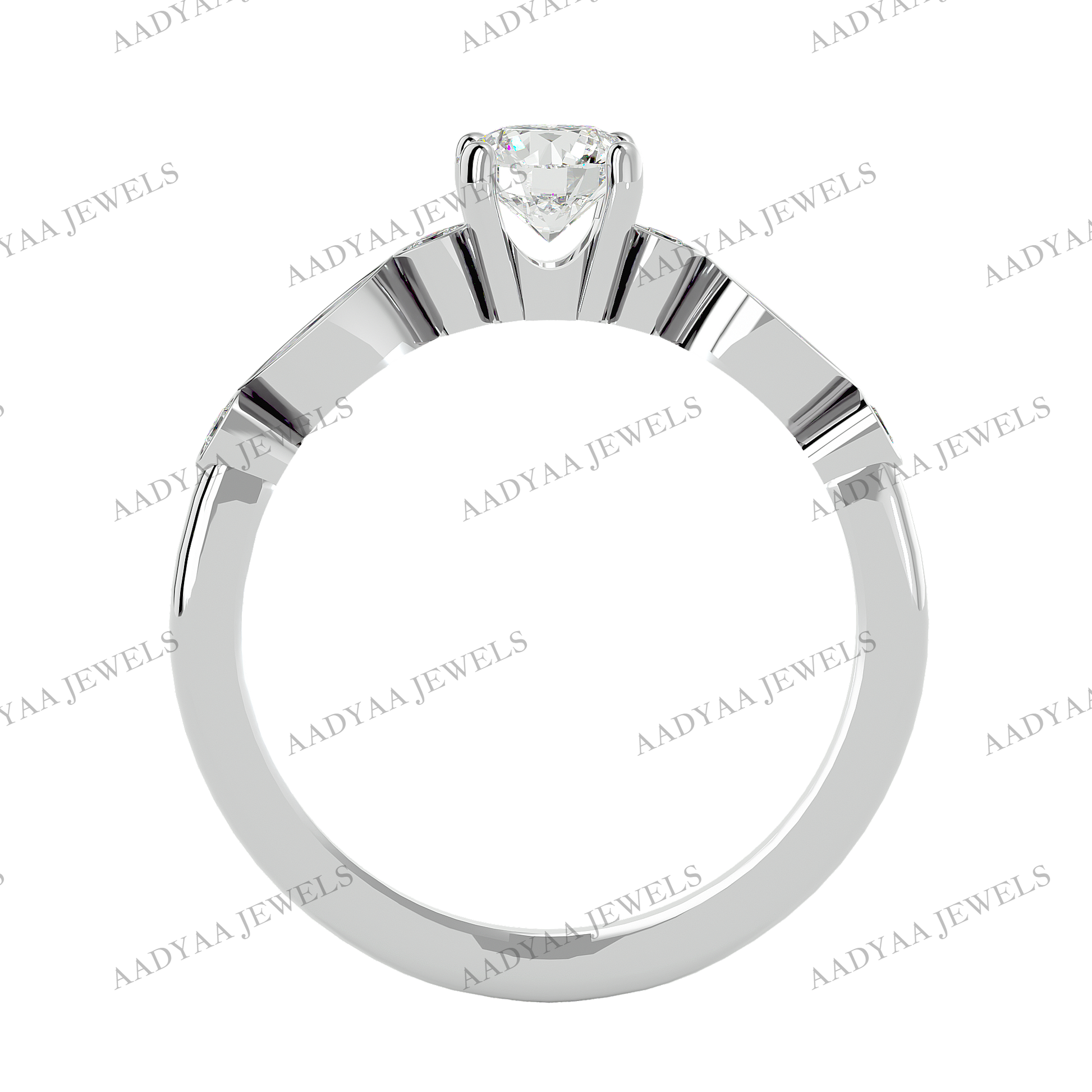 Samira Diamond Ladies Ring | Aadyaajewels