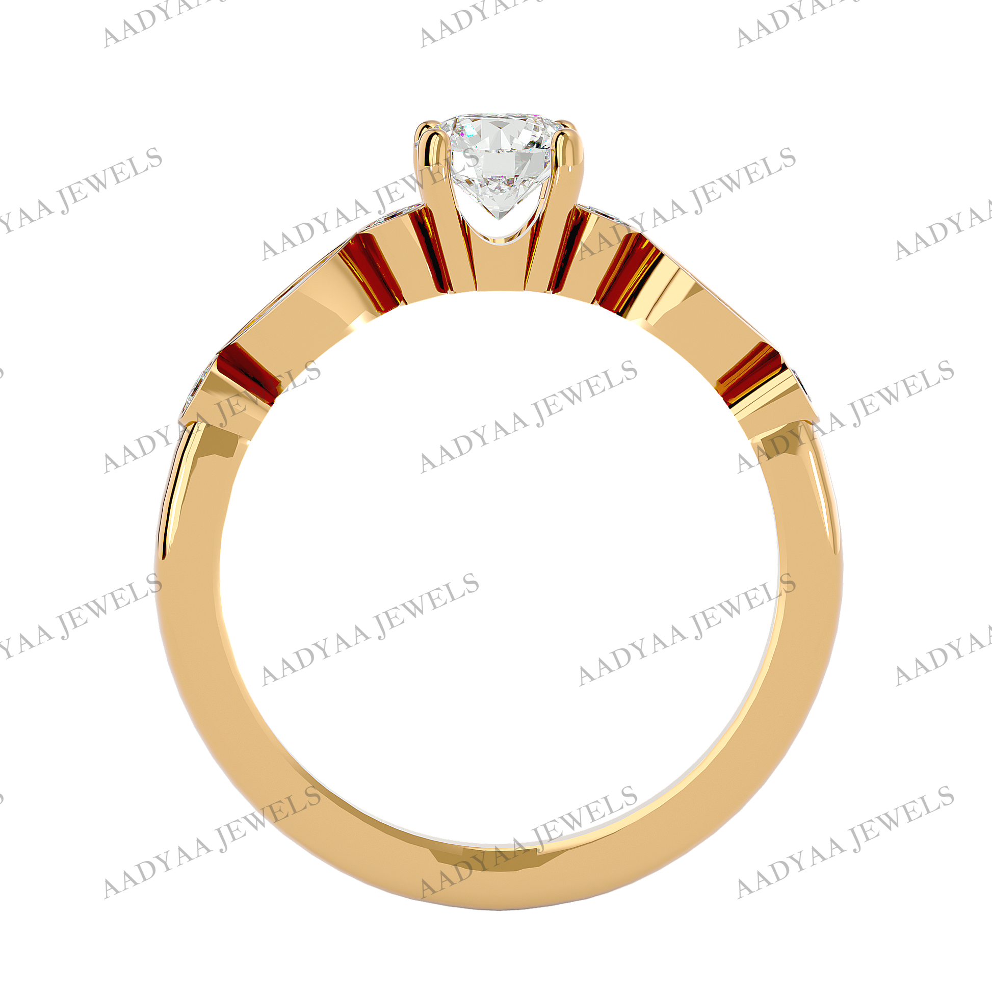 Samira Diamond Ladies Ring | Aadyaajewels