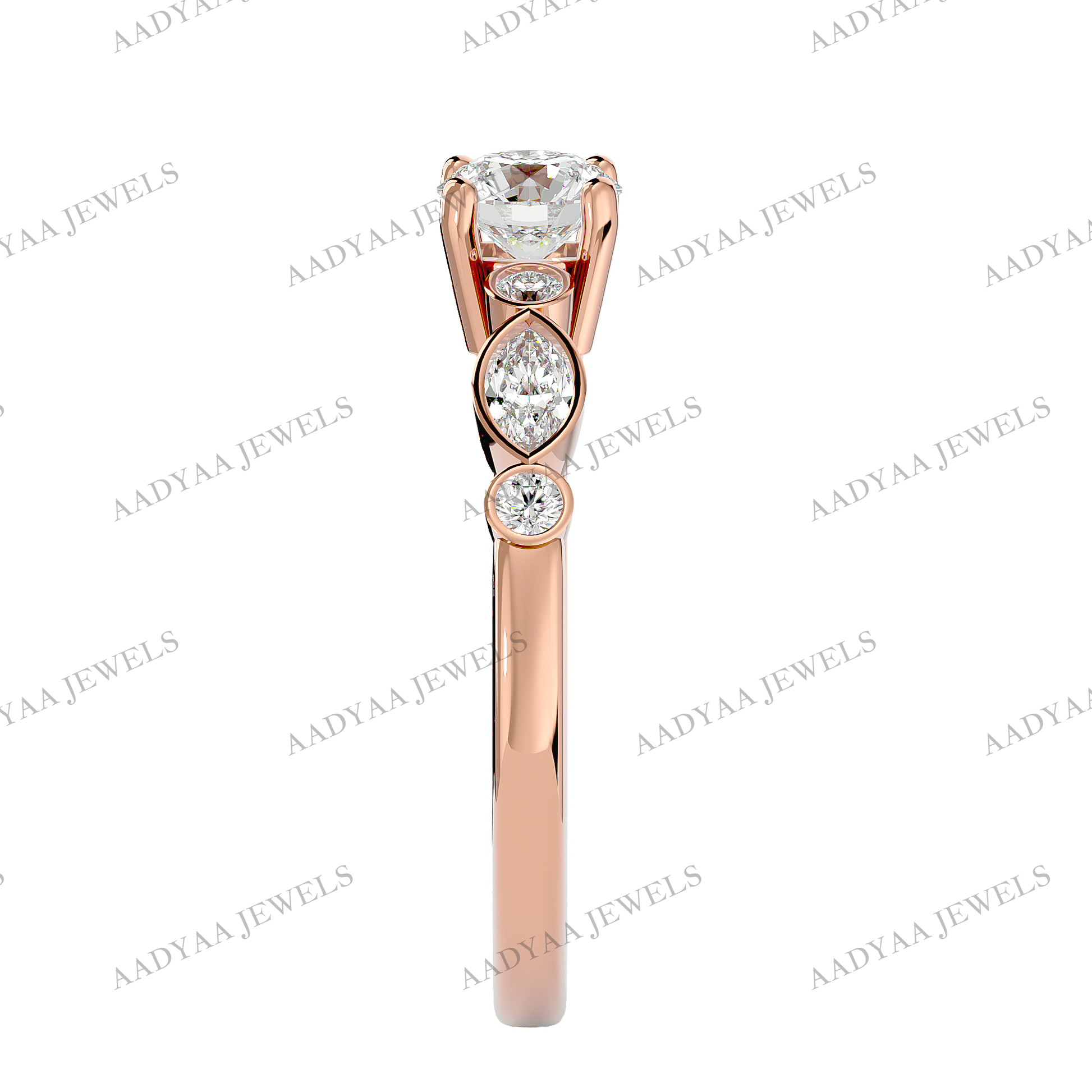 Samira Diamond Ladies Ring | Aadyaajewels