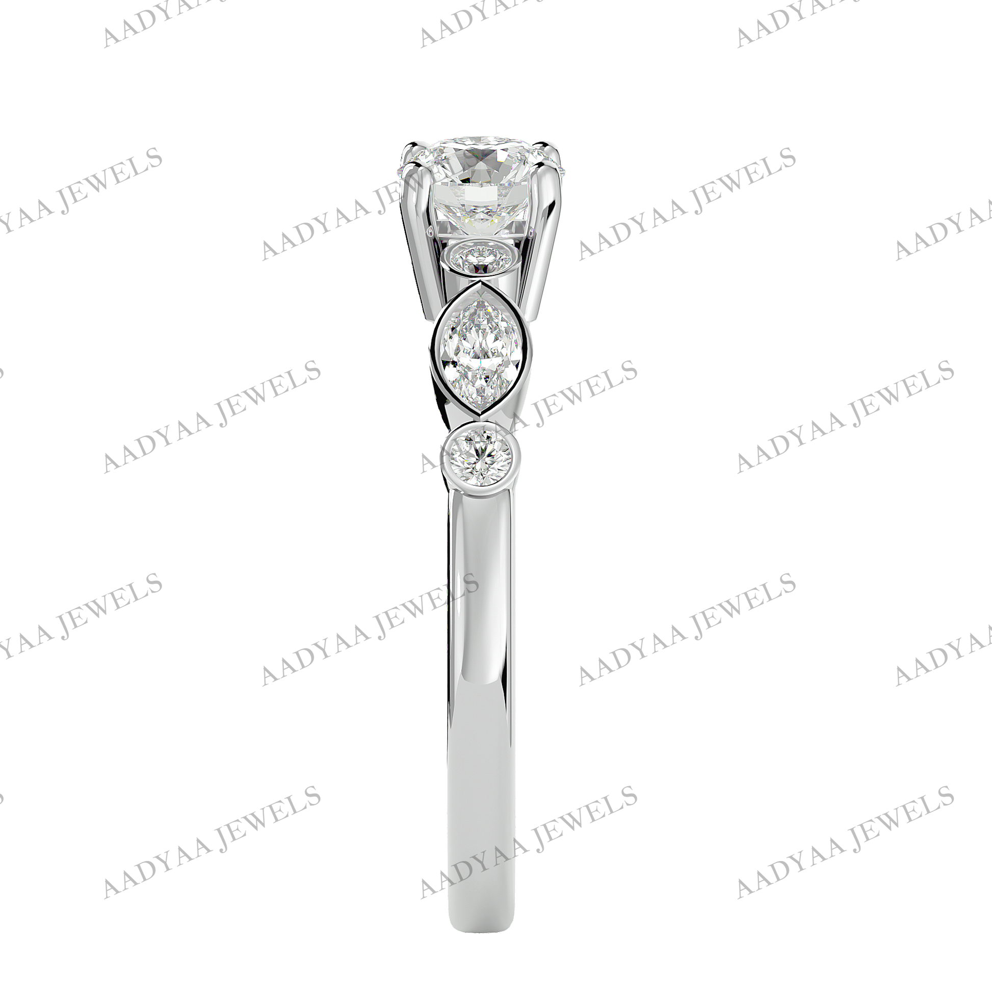 Samira Diamond Ladies Ring | Aadyaajewels