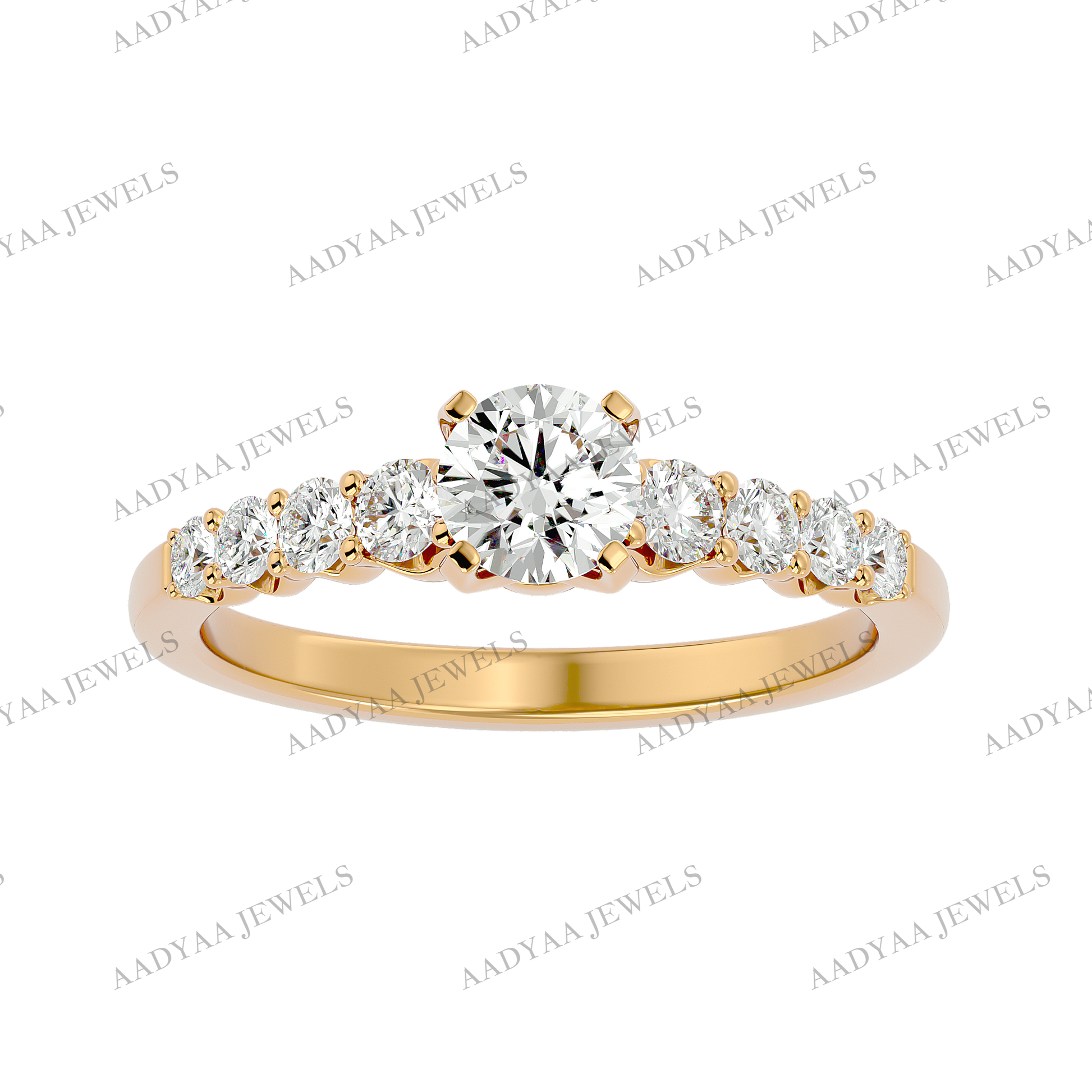 Jazlynn Diamond Ladies Ring | Aadyaajewels