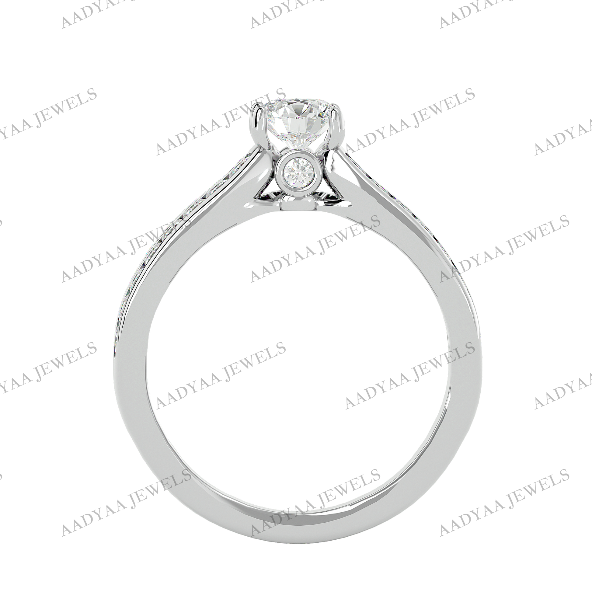 Kallie Diamond Ladies Ring | Aadyaajewels