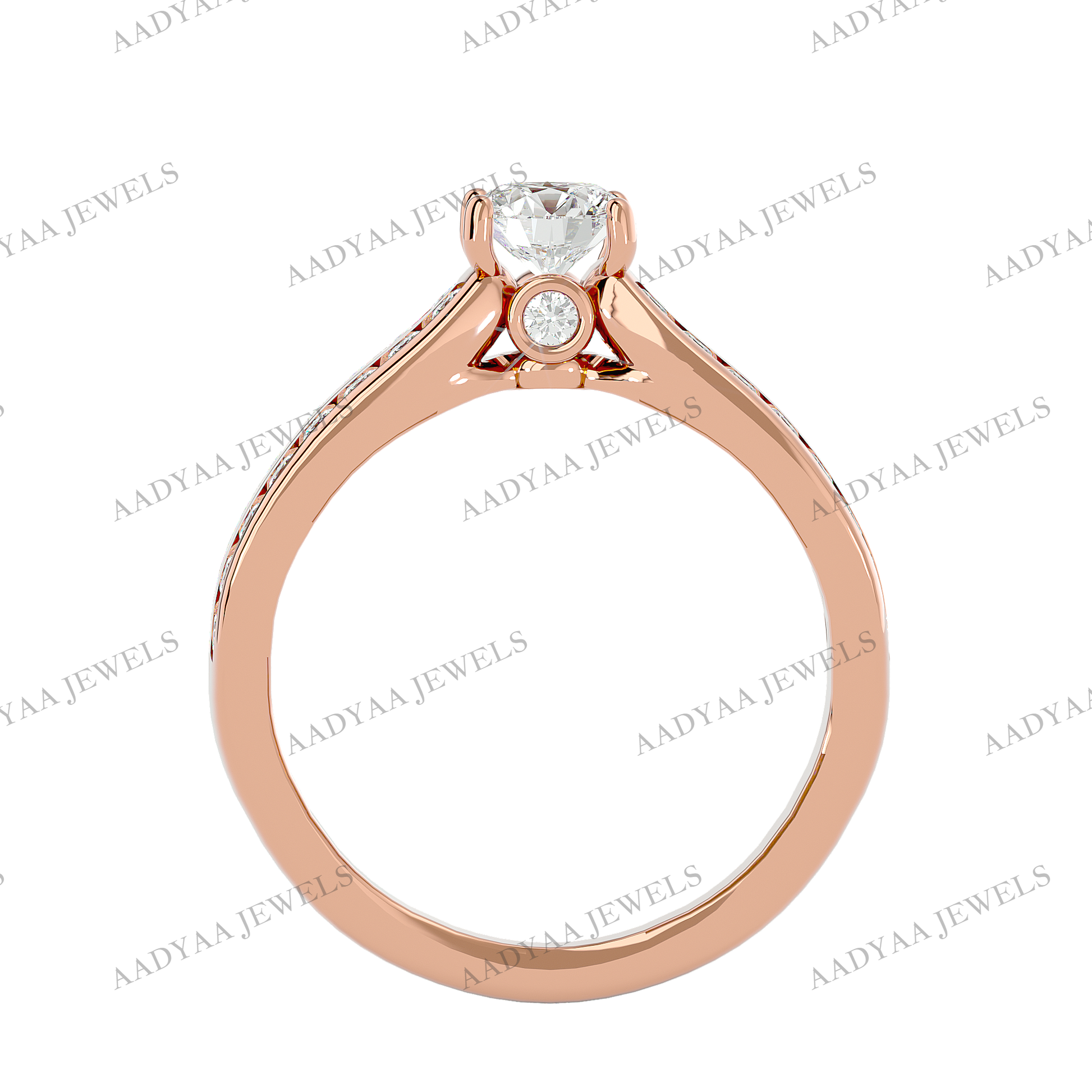 Kallie Diamond Ladies Ring | Aadyaajewels