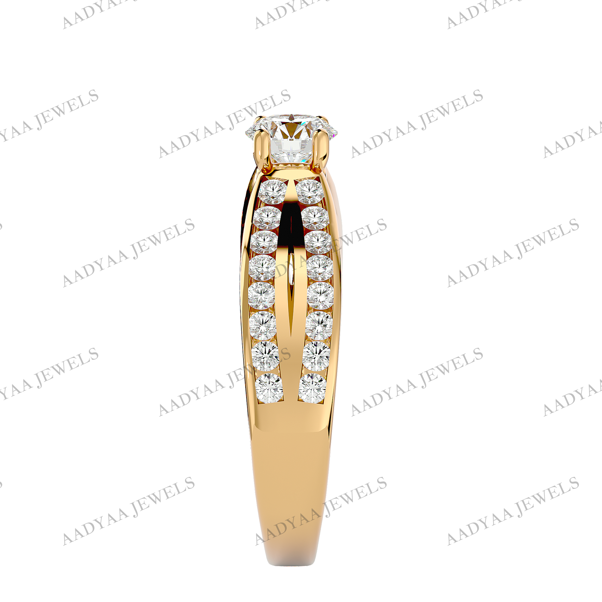 Kallie Diamond Ladies Ring | Aadyaajewels