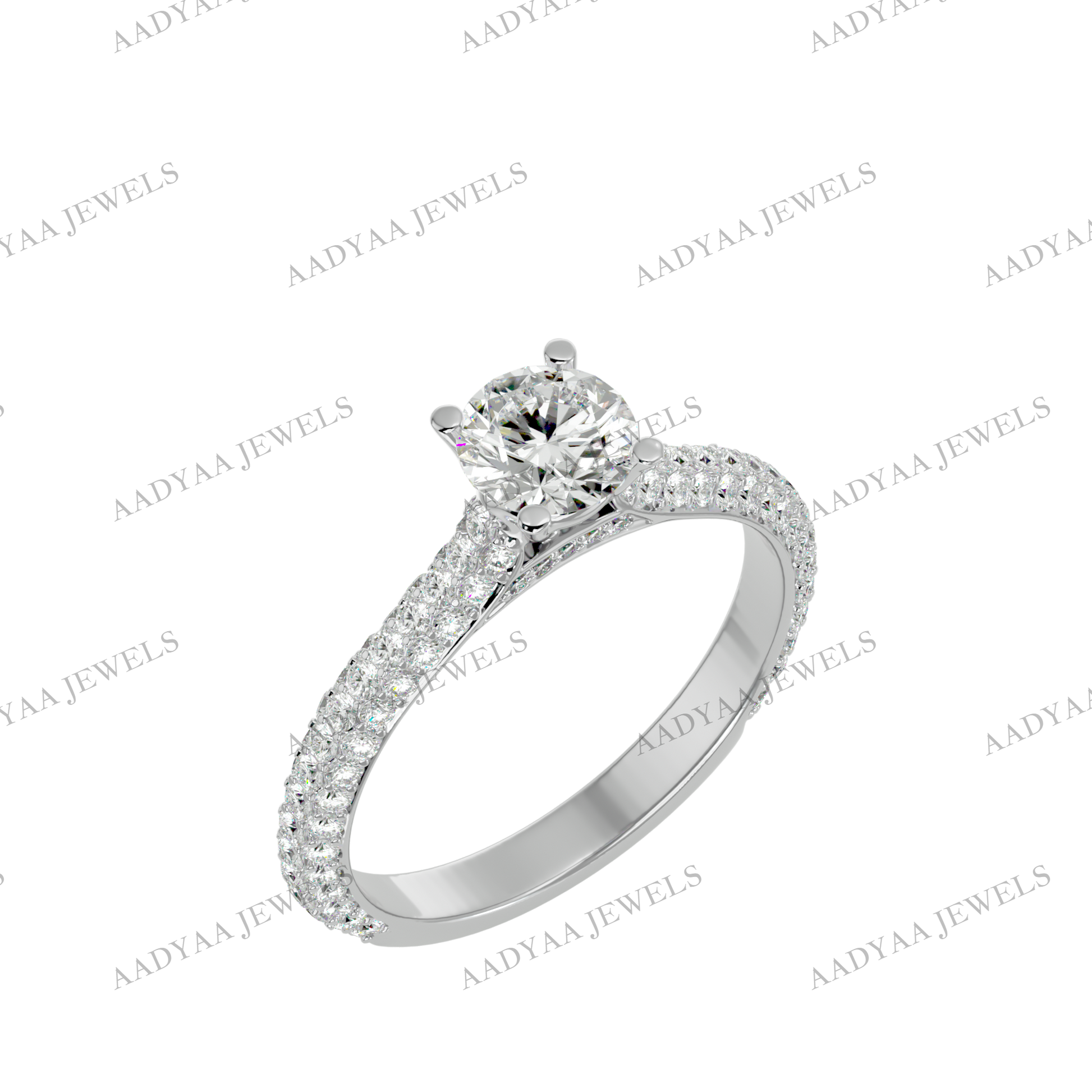 Nataly Diamond Ladies Ring | Aadyaajewels