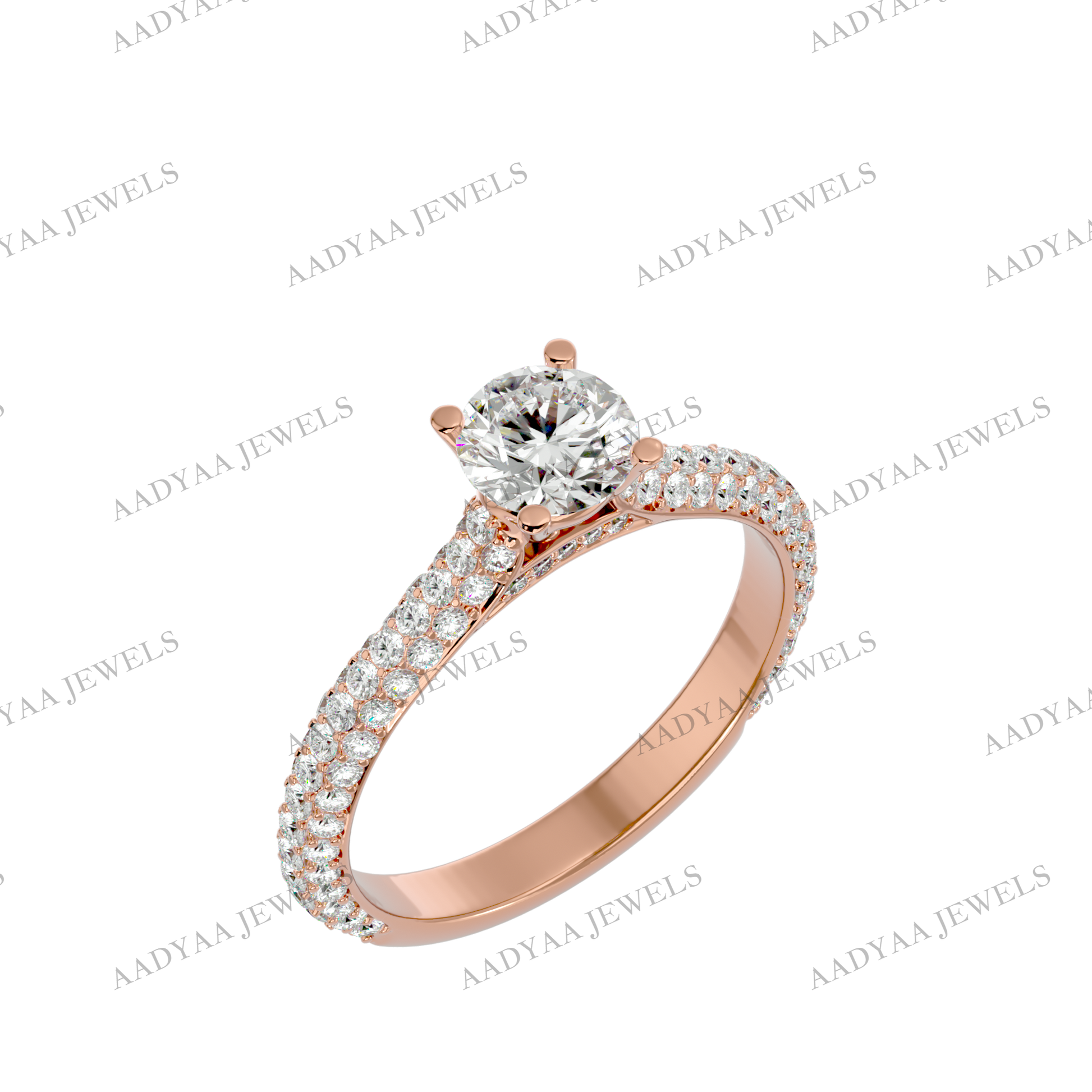 Nataly Diamond Ladies Ring | Aadyaajewels