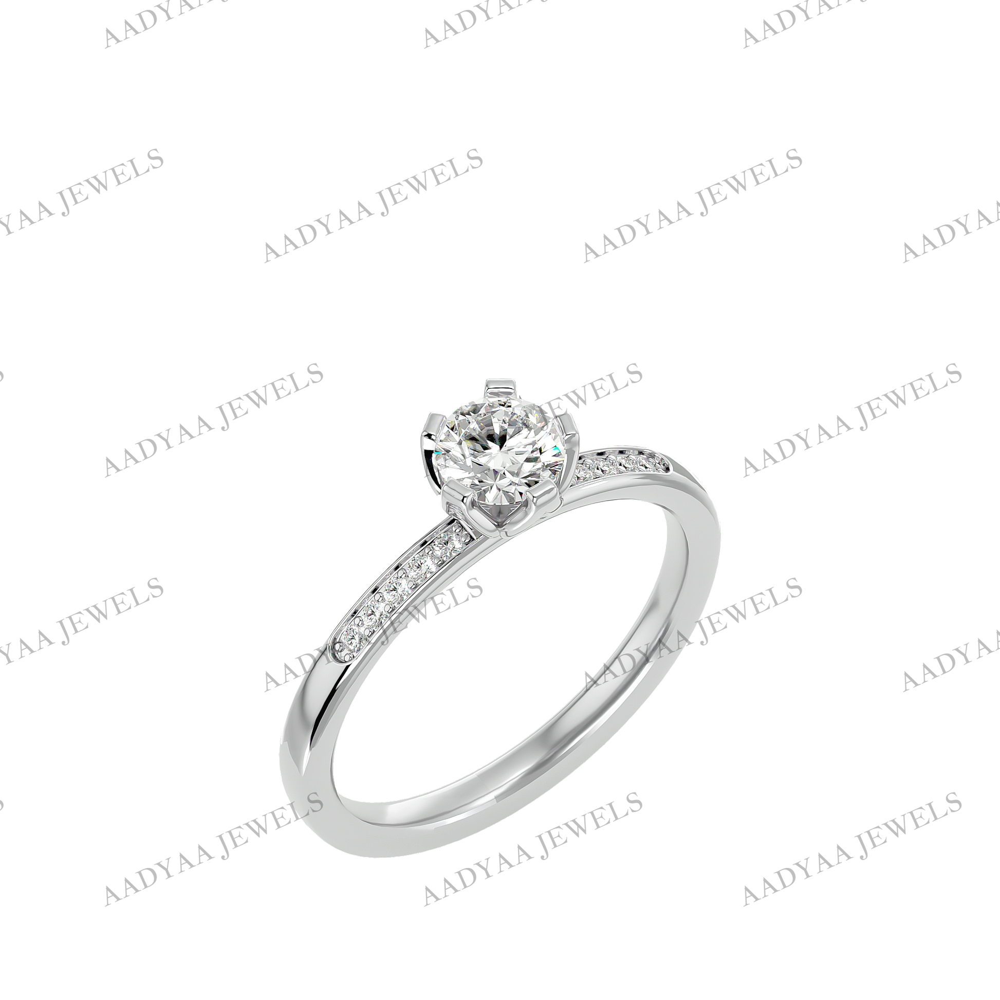 Ayleen Diamond Ladies Ring | Aadyaajewels