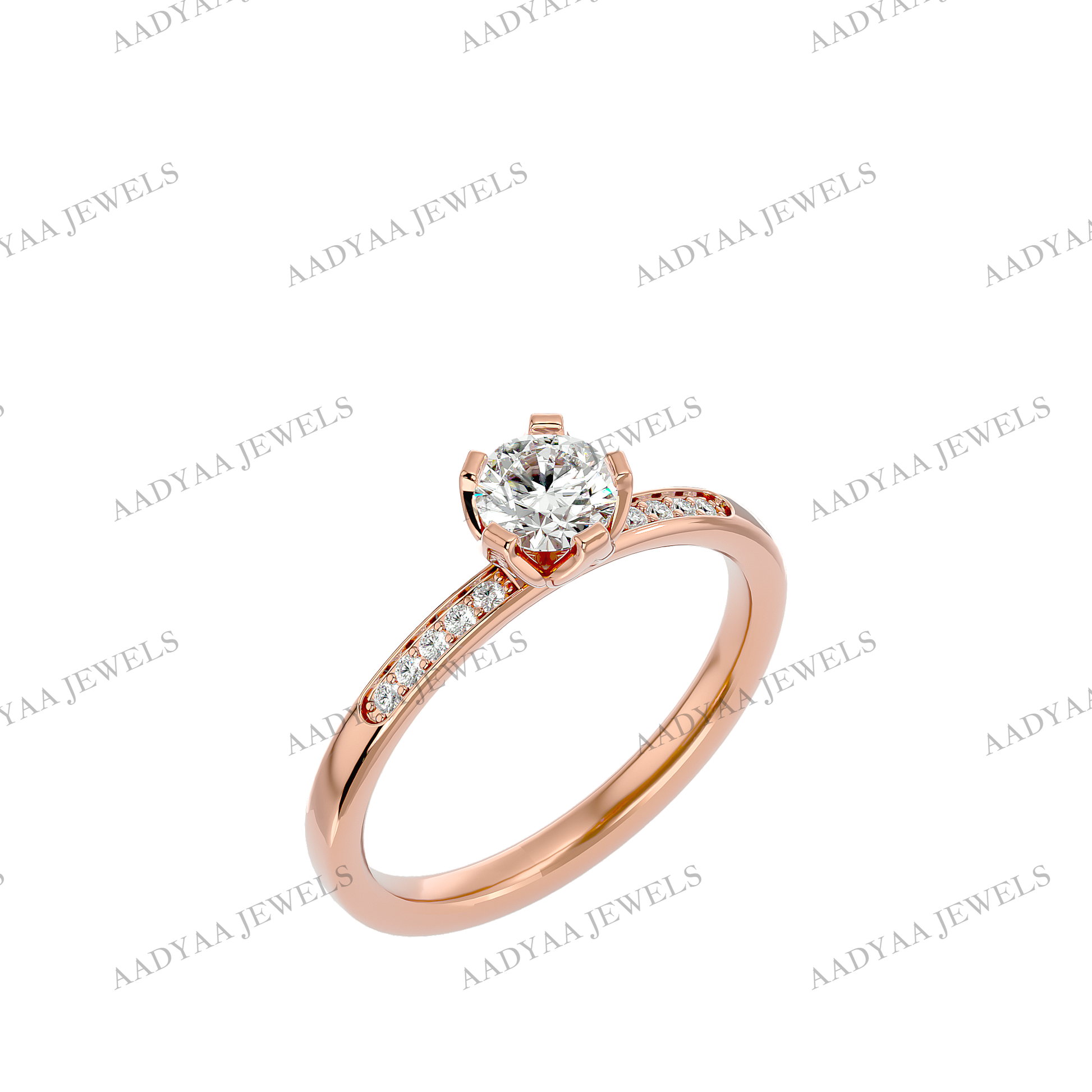 Ayleen Diamond Ladies Ring | Aadyaajewels