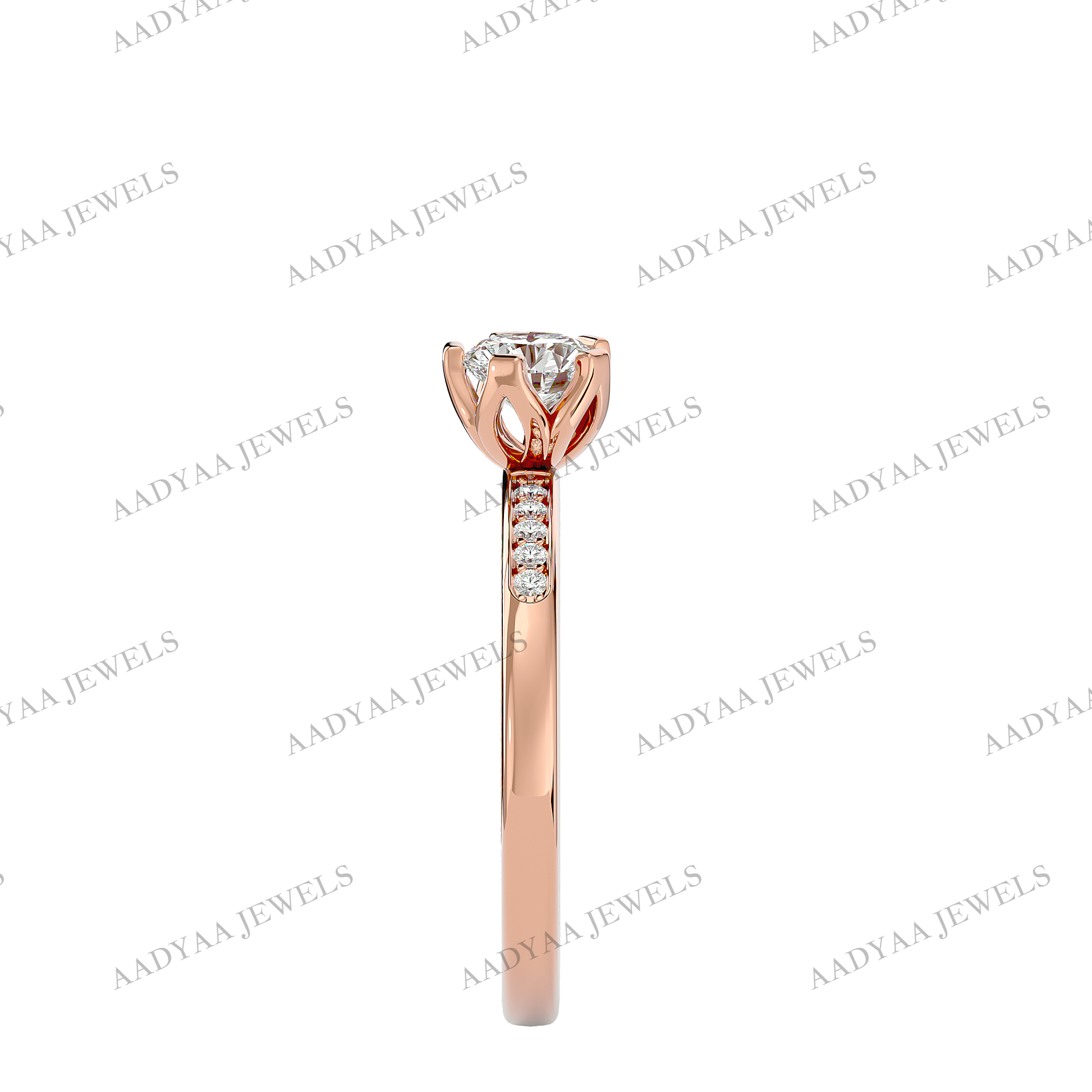 Ayleen Diamond Ladies Ring | Aadyaajewels