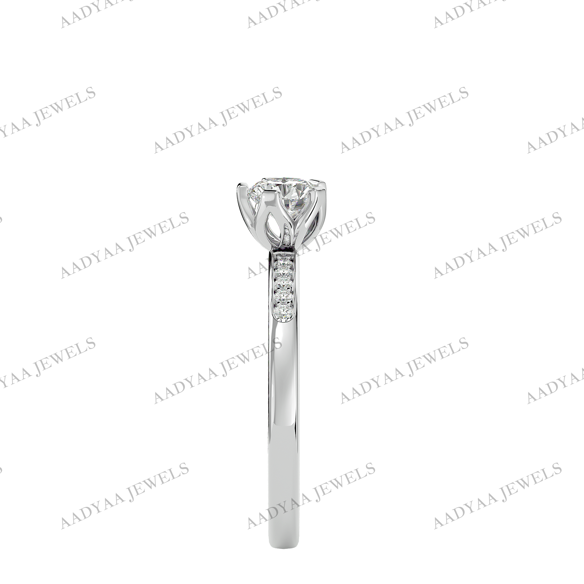Ayleen Diamond Ladies Ring | Aadyaajewels