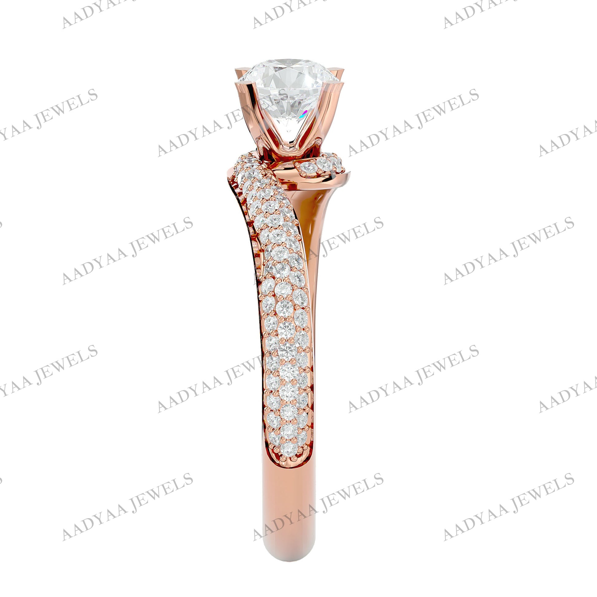 Christine Diamond Ladies Ring | Aadyaajewels