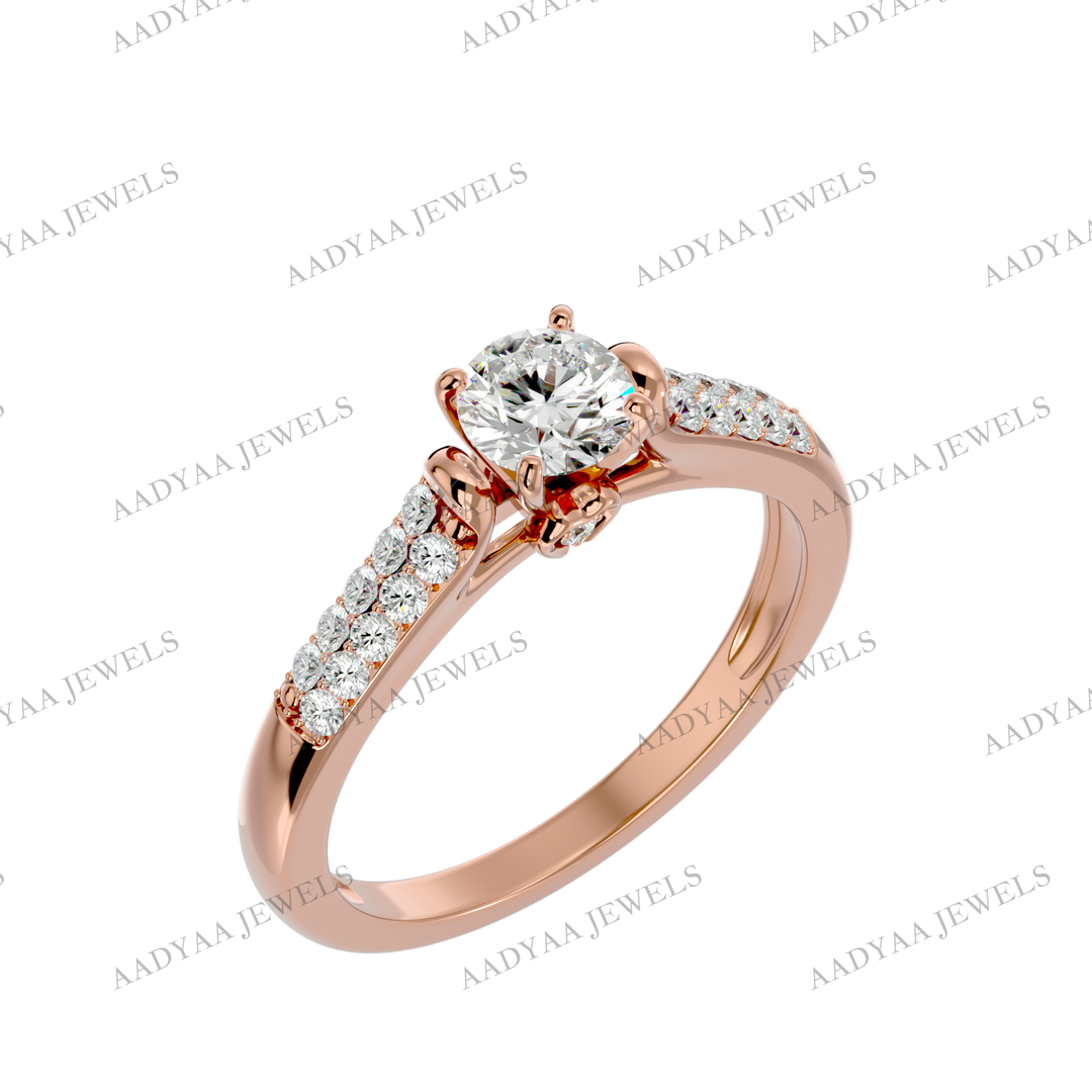 Ariadne Diamond Solitaire  Ladies Ring