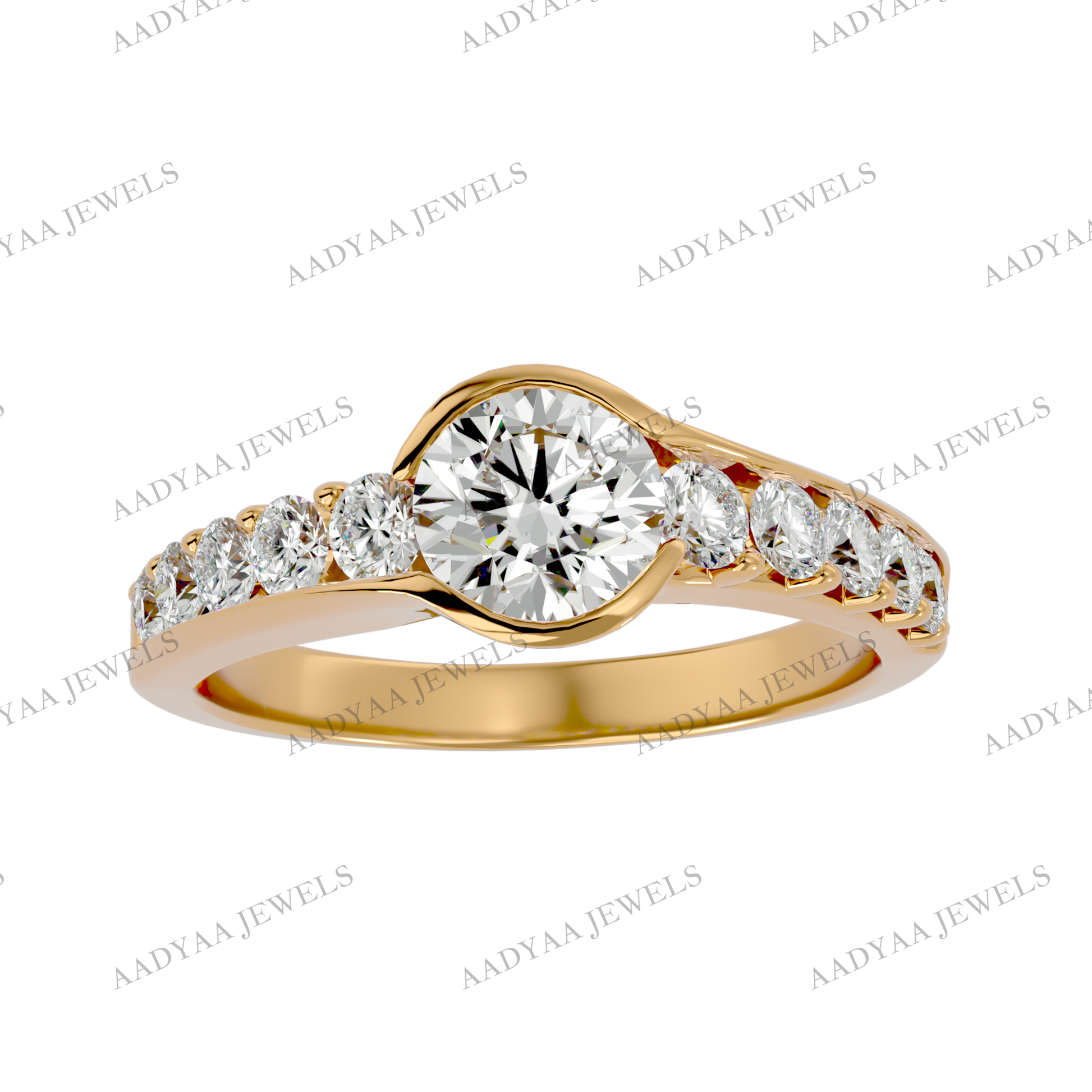 Barbara Diamond  Ring | Aadyaajewels