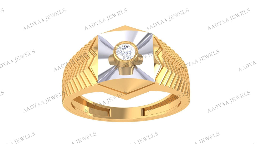 Raquel Diamond Mens Ring