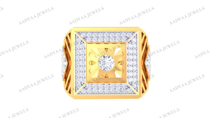 Saniyah Diamond Mens Ring