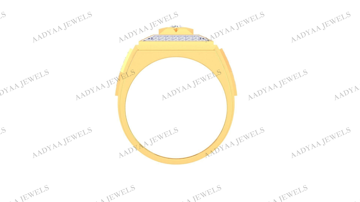 Saniyah Diamond Mens Ring