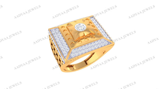 Arely Diamond Mens Ring