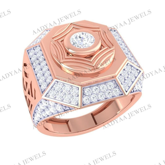 Heavenly Diamond Mens Ring