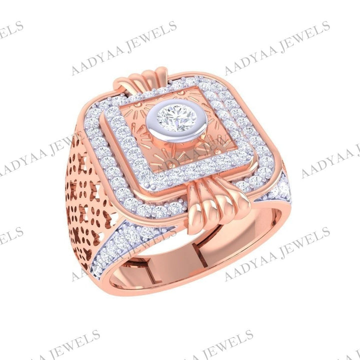 Kaylin Diamond Mens Ring