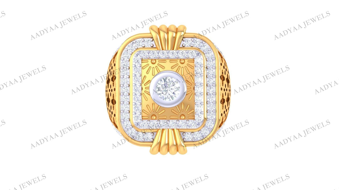 Kaylin Diamond Mens Ring