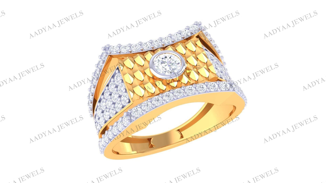 Marisol Diamond Mens Ring