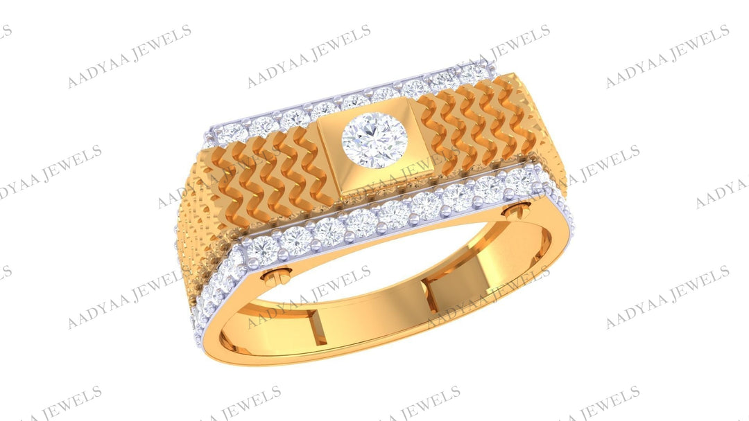 Zainab Diamond Mens Ring