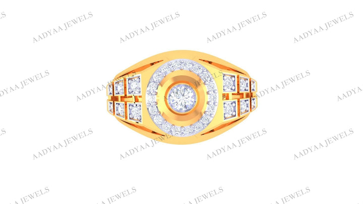 Egypt Diamond Mens Ring