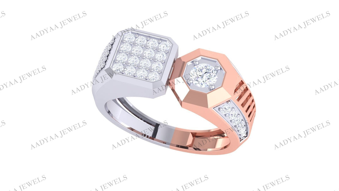 Alisha Diamond Mens Ring