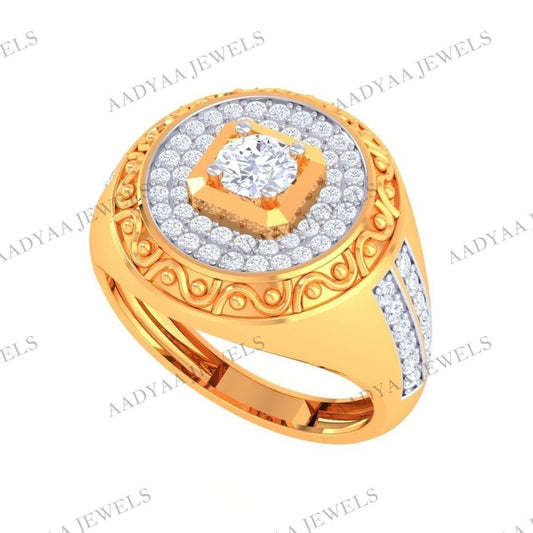 Amia Diamond Mens Ring