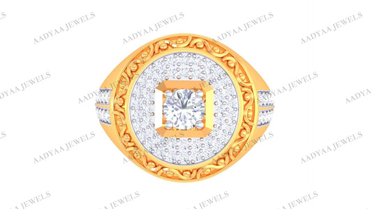 Amia Diamond Mens Ring