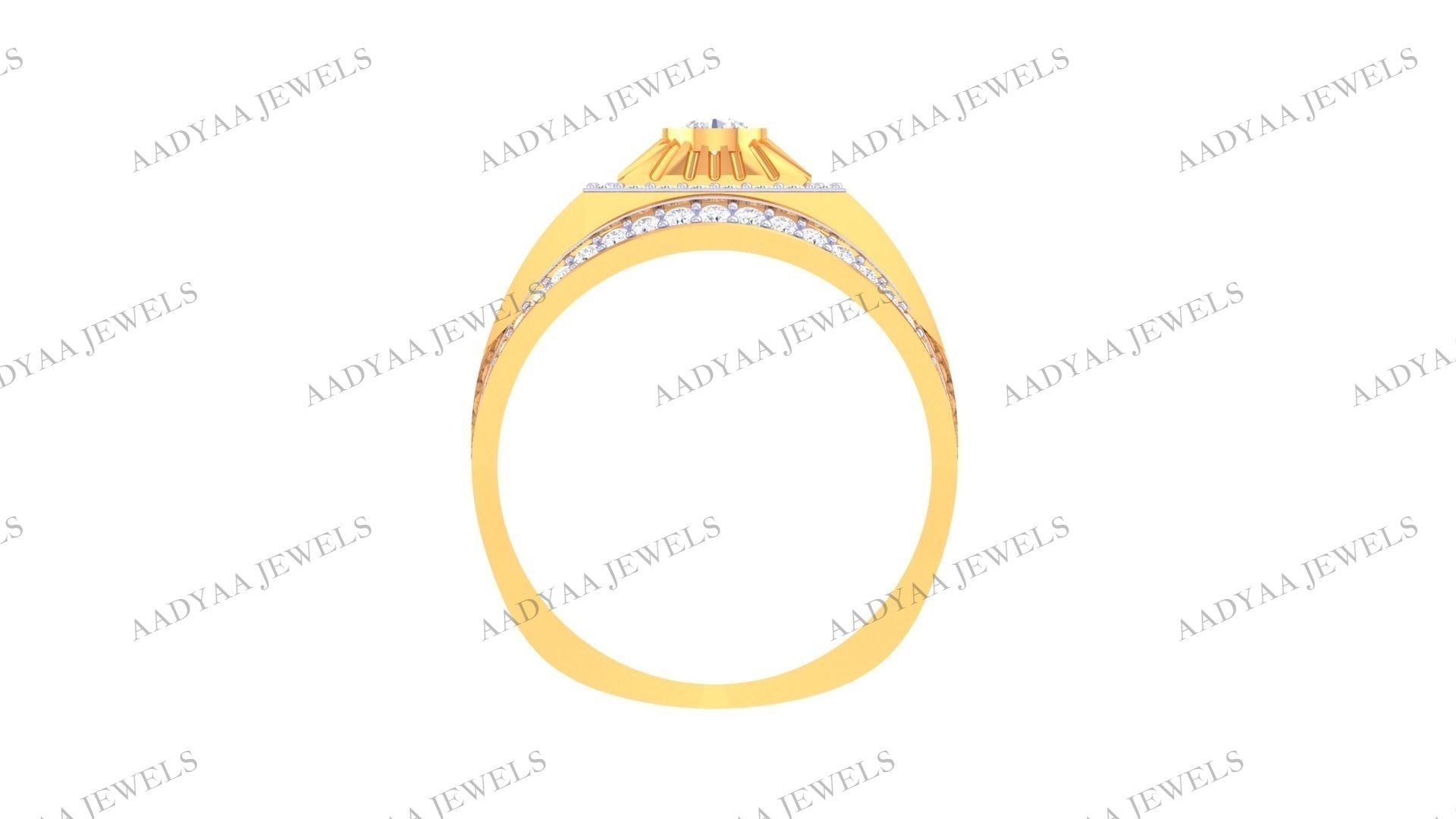 Ellison Diamond Mens Ring | Aadyaajewels