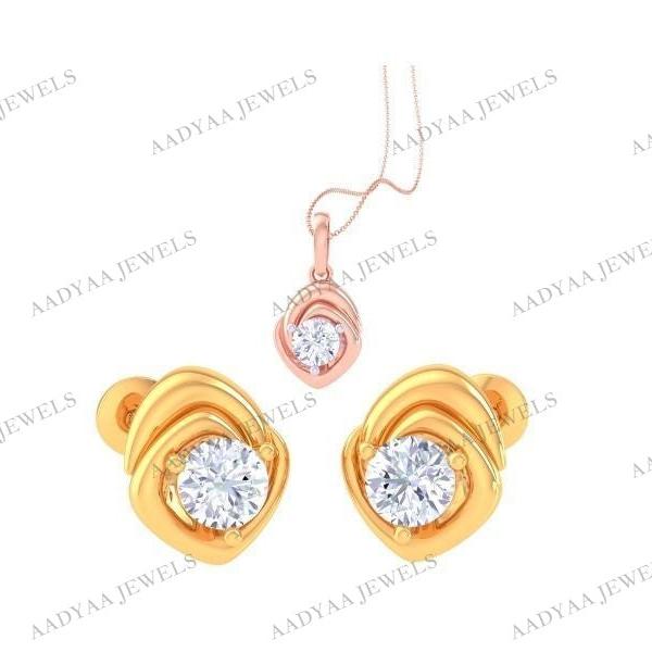 Jana Diamond Pendant Set