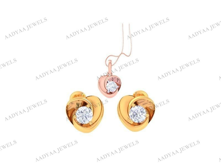 Taliyah Diamond Pendant Set